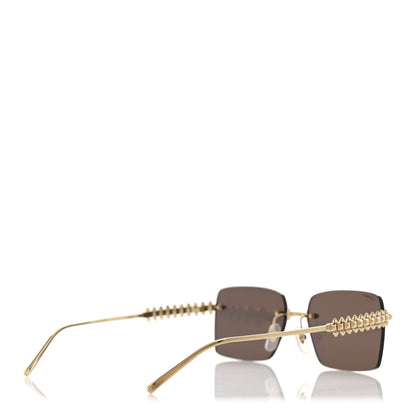 Cartier Clash De Cartier Sunglasses Smoke Gold 4 of 8