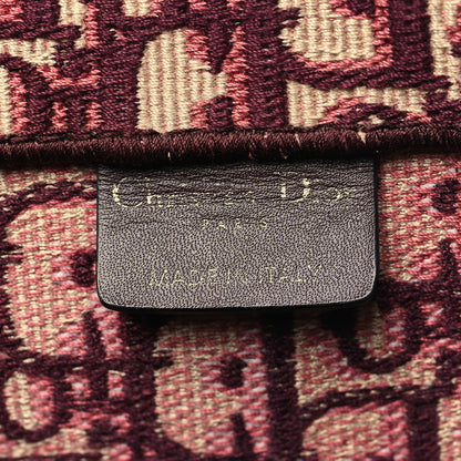 Christian Dior Oblique Large Book Tote Burgundy Multicolor 6 of 13