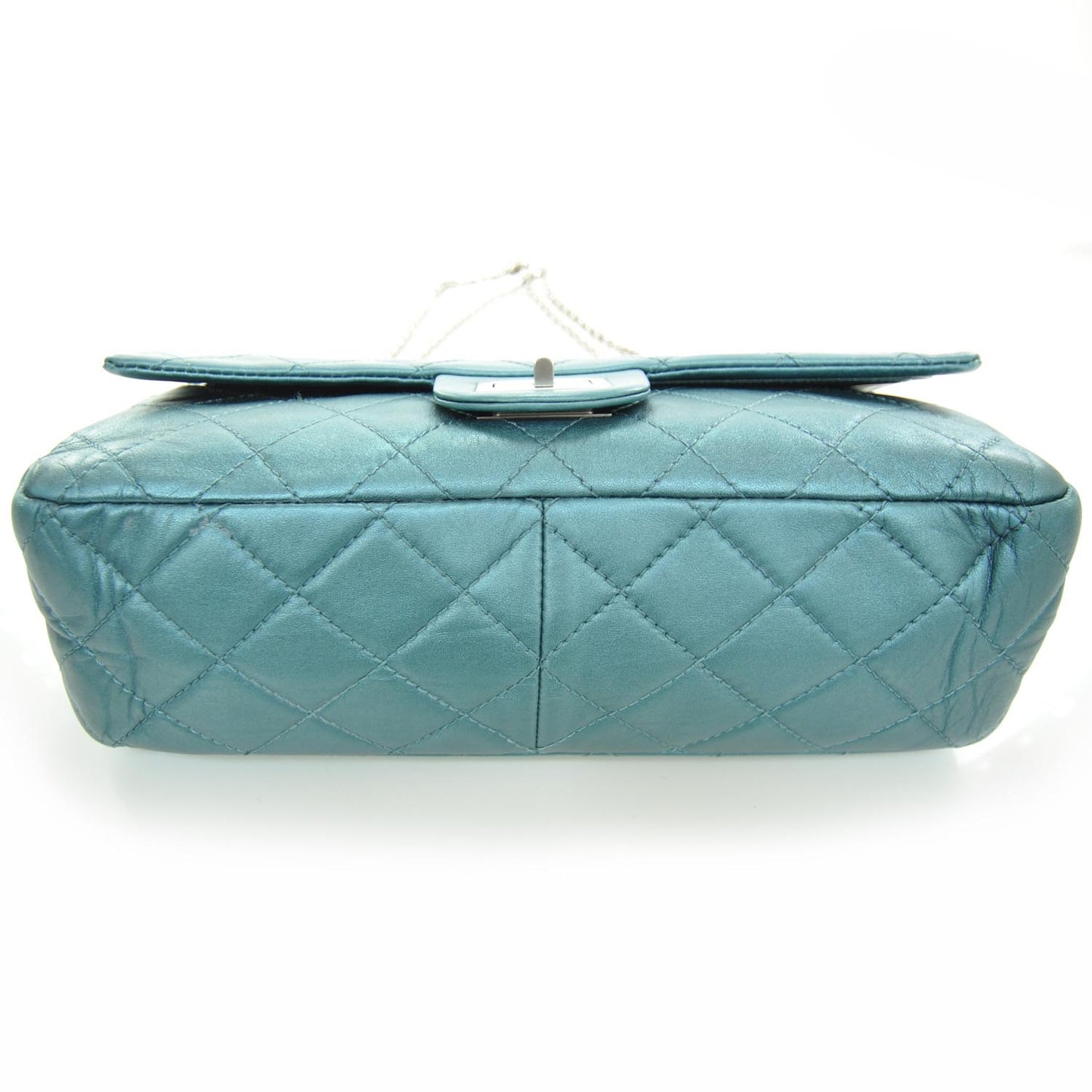 Leather 2.55 Reissue 227 Flap Metallic Turquoise