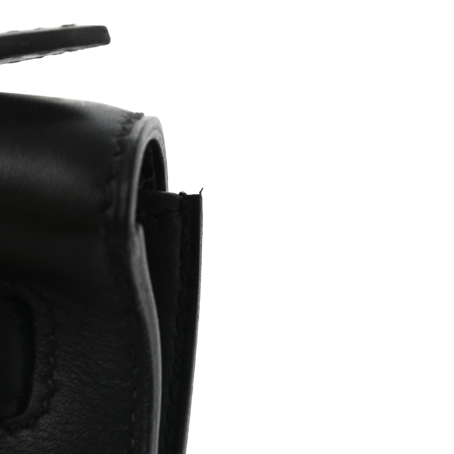 Hermes Swift Kelly Pochette Clutch Black 9 of 9