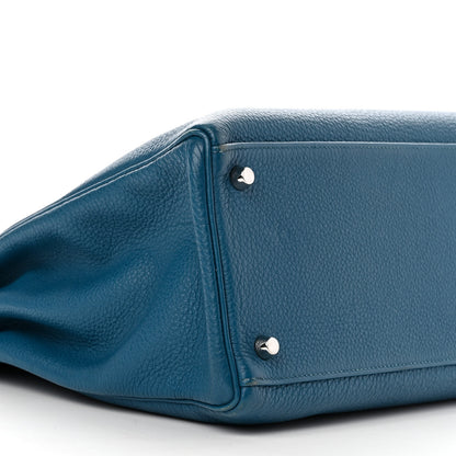 Hermes Togo Kelly Retourne 35 Bleu de Galice 5 of 12