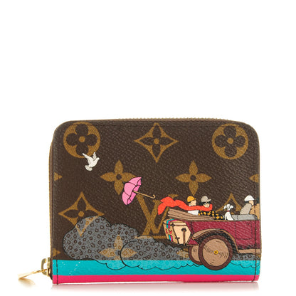 Louis Vuitton Monogram 2015 Christmas Animation Zippy Coin Purse Hibiscus 1 of 7