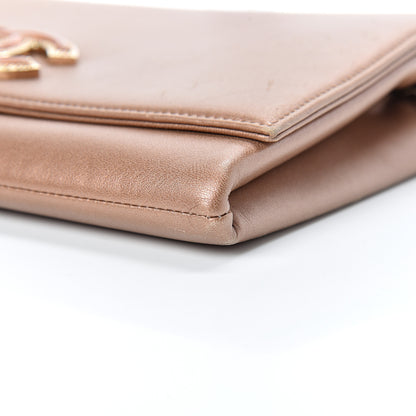 Chanel Metallic Calfskin CC Small Flap Bronze 9 of 16