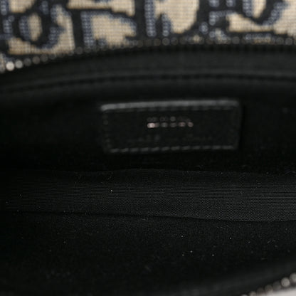 Christian Dior Oblique Arm Pouch Blue 5 of 8
