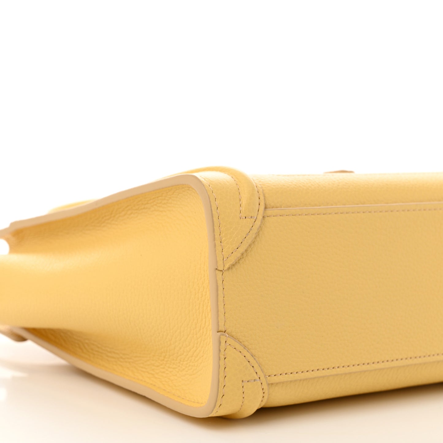 Drummed Calfskin Nano Luggage Pollen