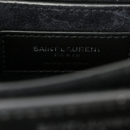 Saint Laurent Calfskin Medium Monogram Sunset Black 7 of 11