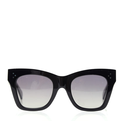 Celine Acetate Polarized Cat Eye Sunglasses CL4004IN Black 2 of 6
