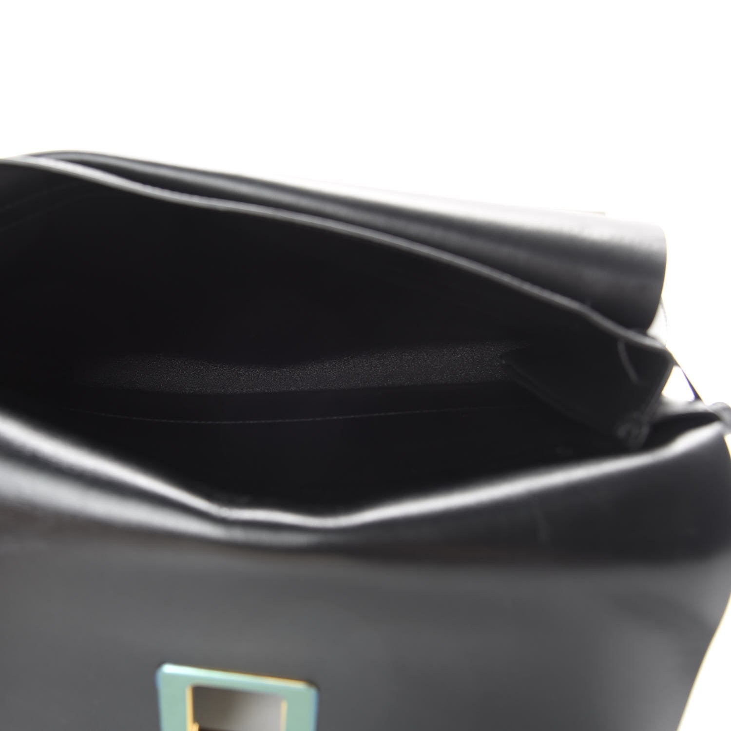 Valentino Garavani Smooth Calfskin Medium Vring Shoulder Bag Black 5 of 14
