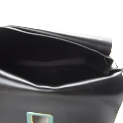 Valentino Garavani Smooth Calfskin Medium Vring Shoulder Bag Black 5 of 14