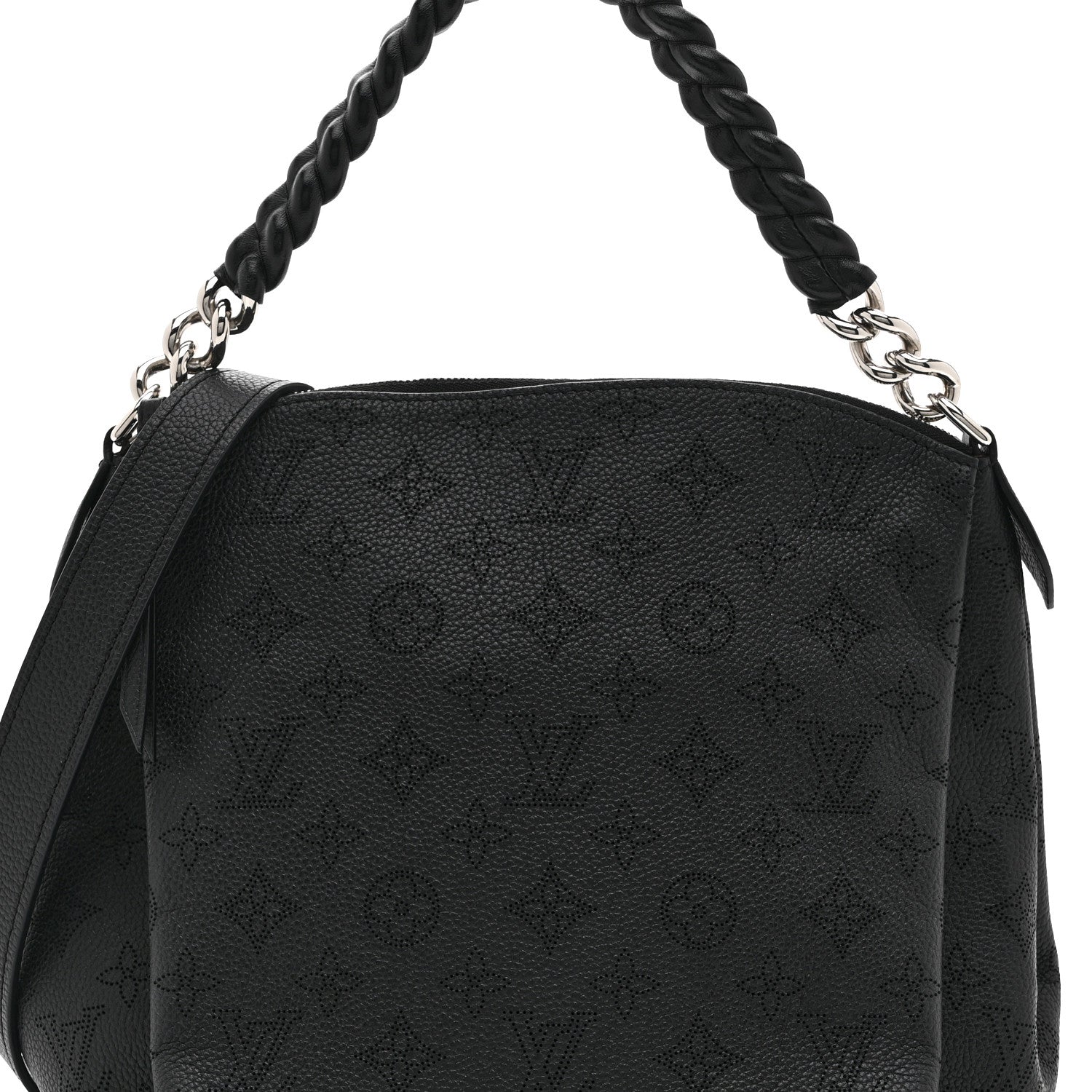 Louis Vuitton Mahina Babylone Chain BB Black 8 of 10
