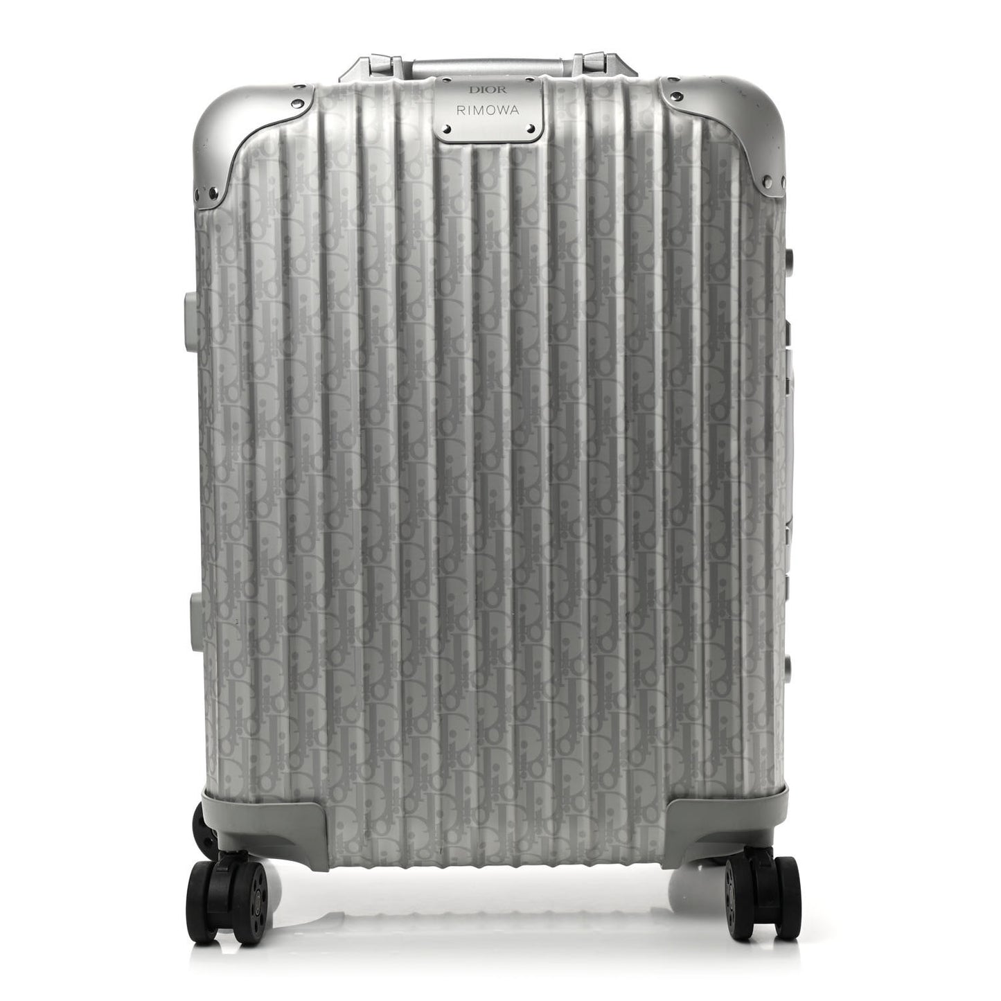 X RIMOWA Aluminum Gradient Cabin Luggage Silver