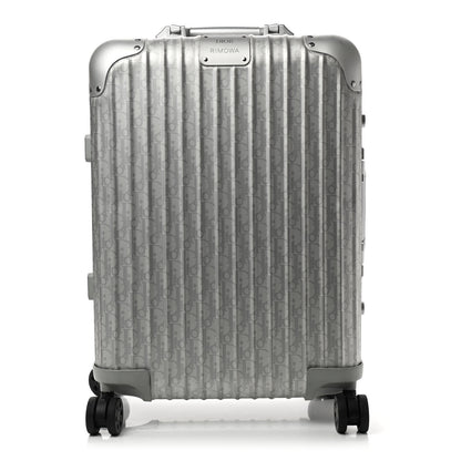Christian Dior X RIMOWA Aluminum Gradient Cabin Luggage Silver 1 of 13