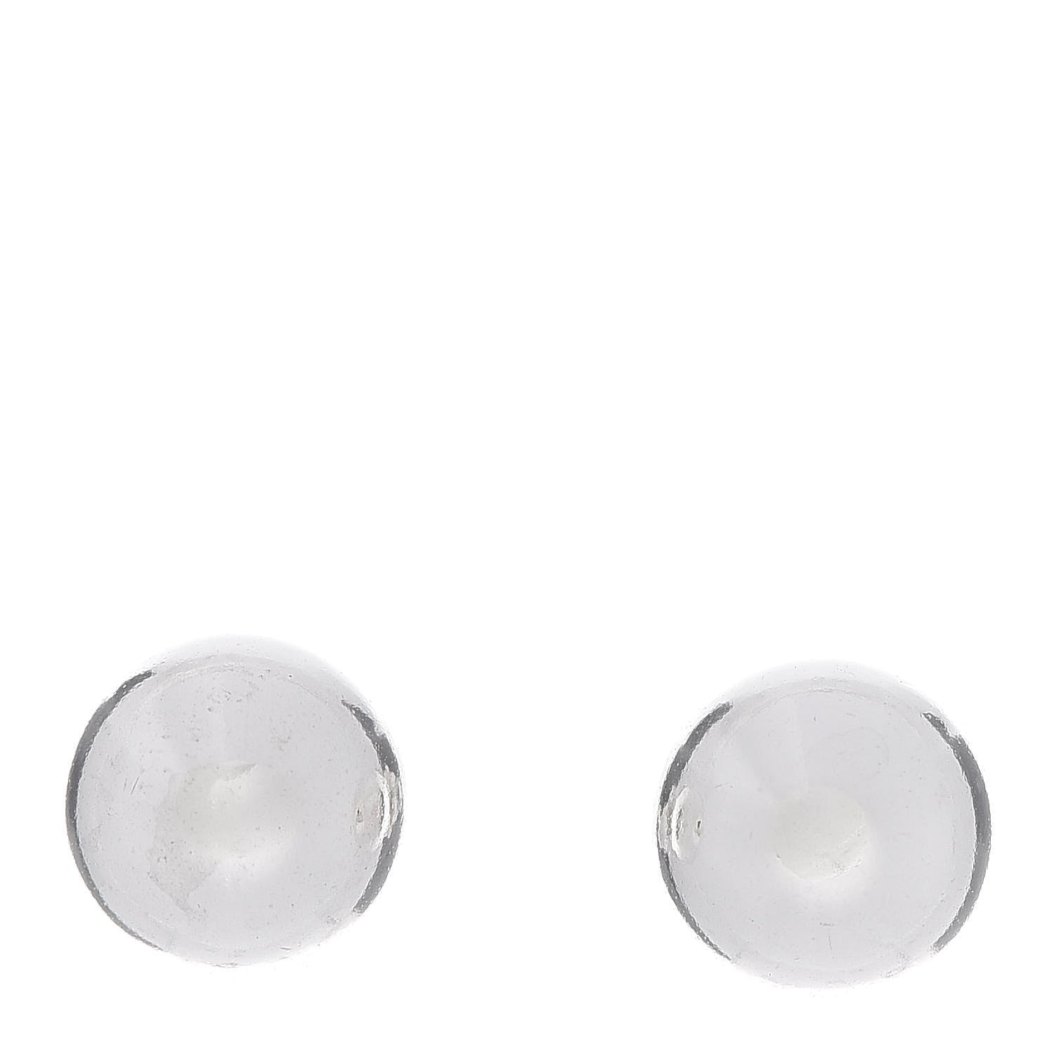 Tiffany Sterling Silver 8mm HardWear Ball Earrings 1 of 6