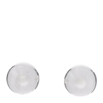 Tiffany Sterling Silver 8mm HardWear Ball Earrings 1 of 6