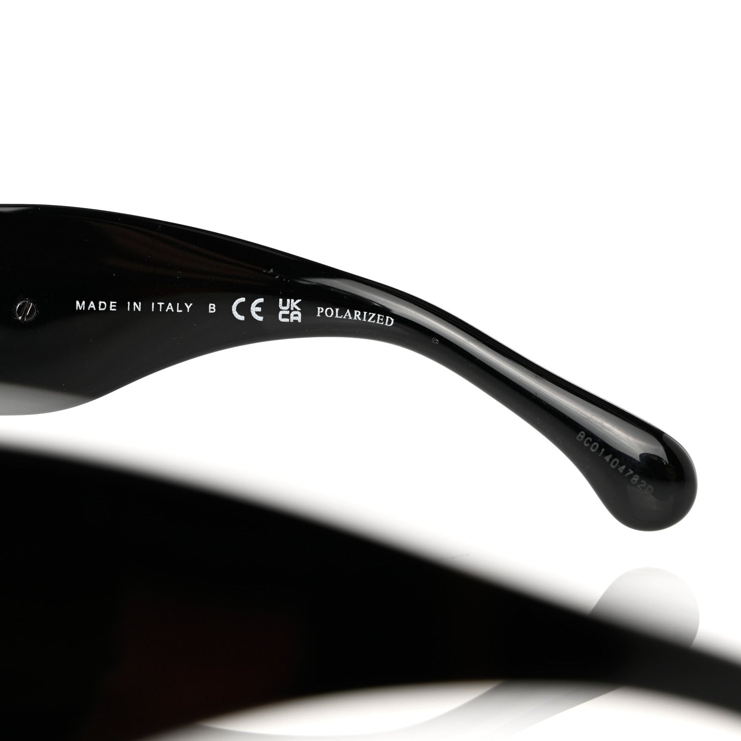 Chanel Acetate Calfskin Polarized Square Sunglasses 5473-Q-A Black 6 of 8