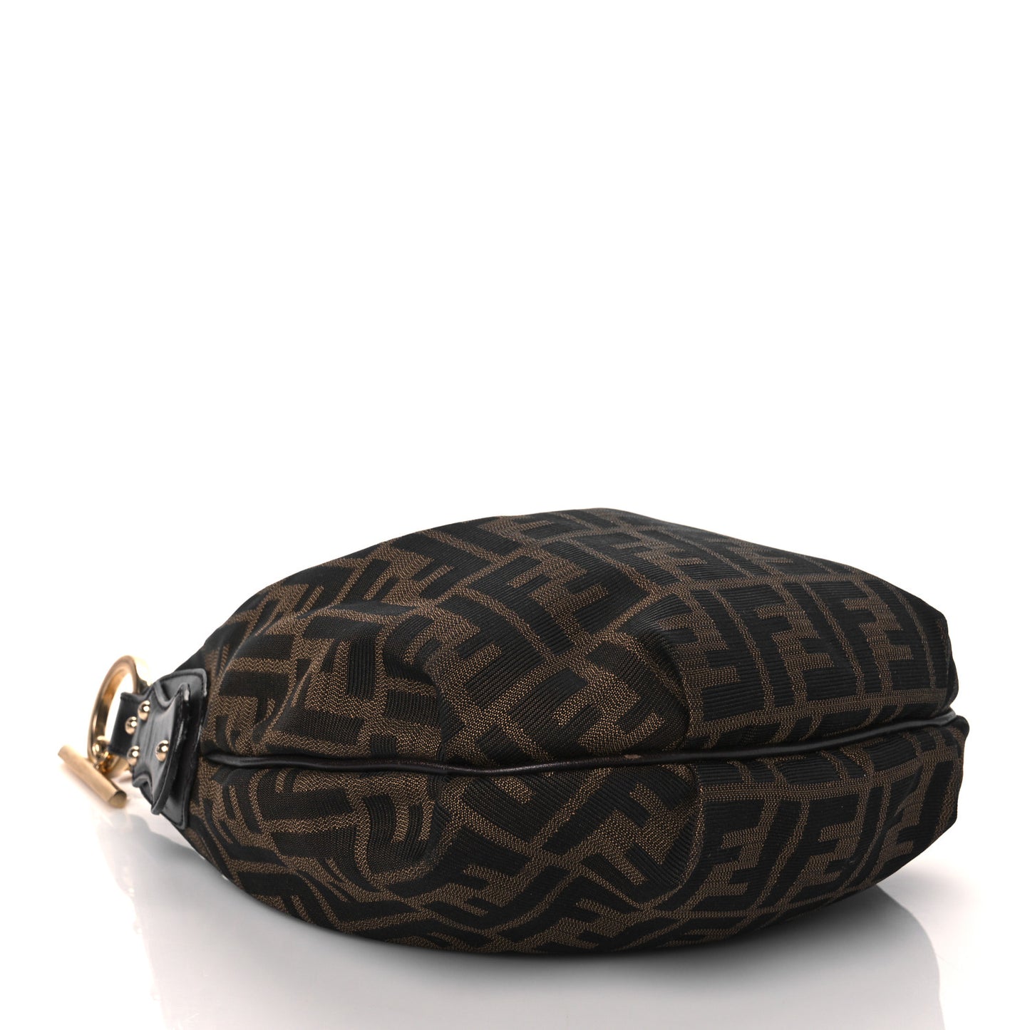 Zucca Small Chef Chain Hobo Tobacco
