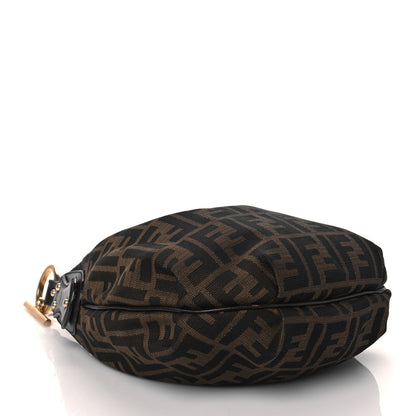 Fendi Zucca Small Chef Chain Hobo Tobacco 4 of 10