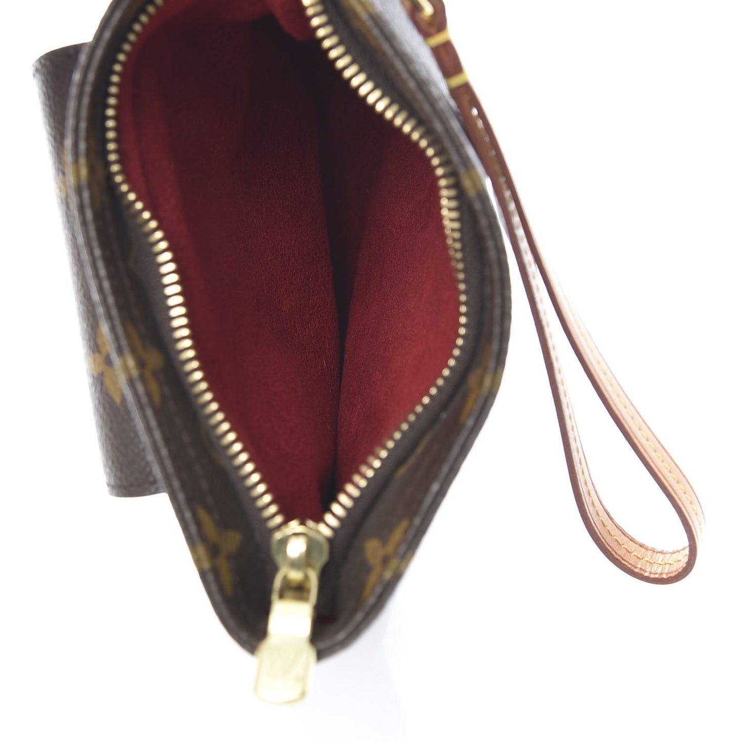 Monogram Partition Wristlet