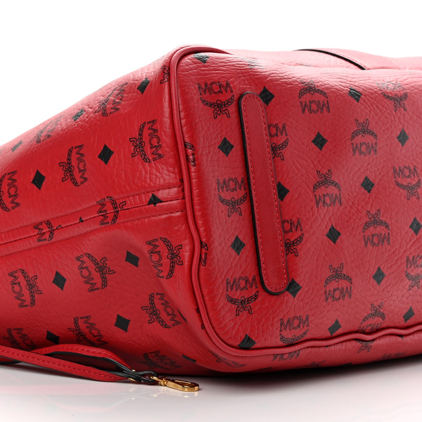 Visetos Large Liz Reversible Shopper Tote Ruby Red