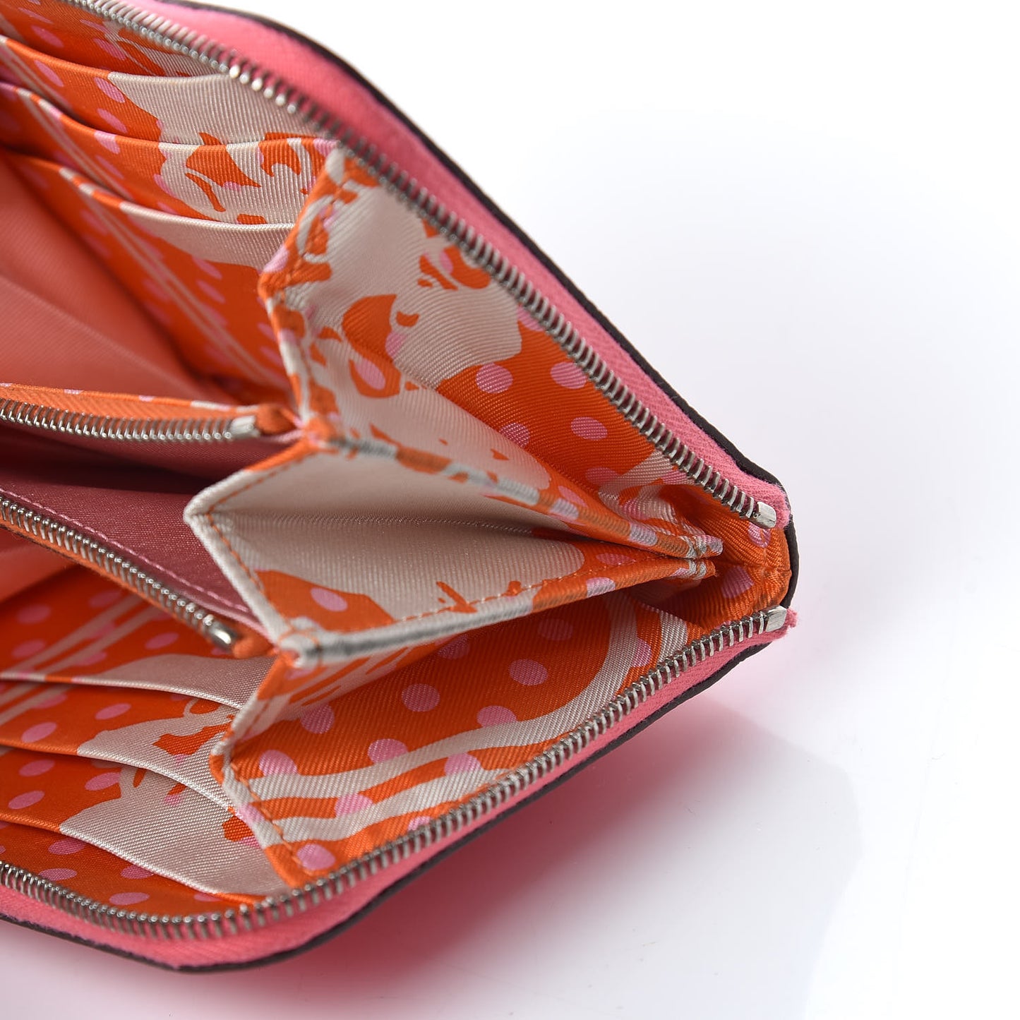 Epsom Silk'In Compact Wallet Rose Azalee