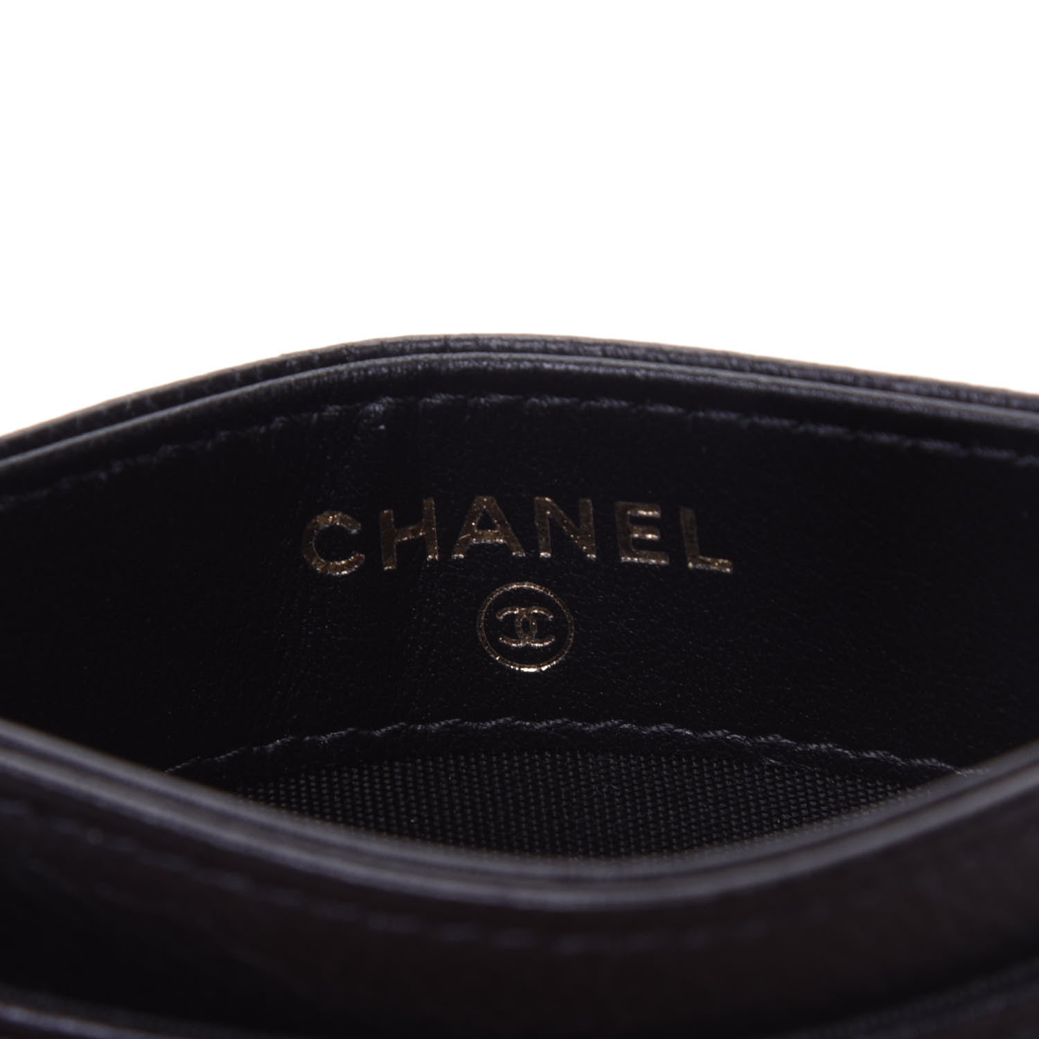 Chanel Calfskin CC Card Holder Black 8 of 9