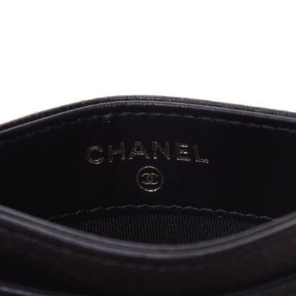 Chanel Calfskin CC Card Holder Black 8 of 9