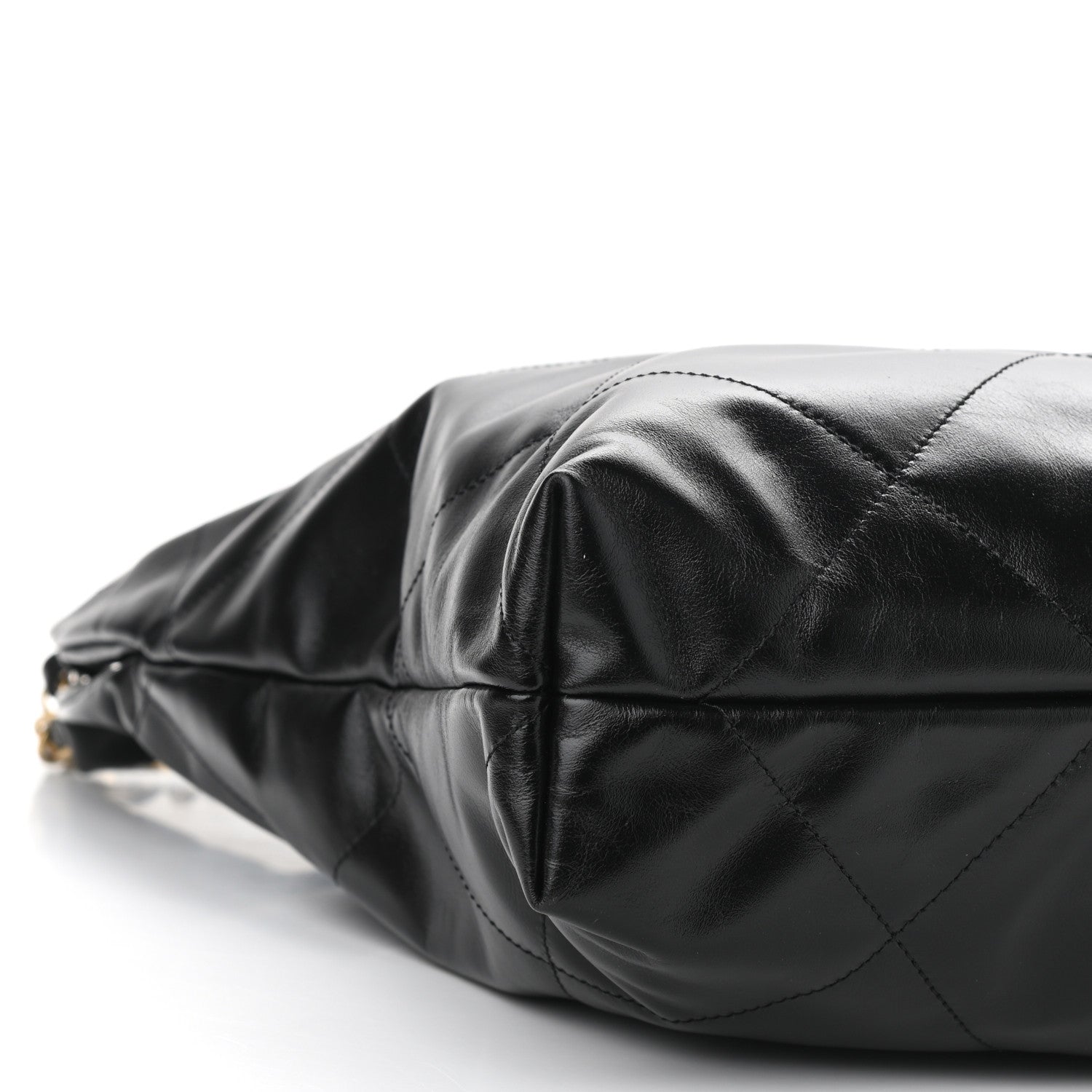 Chanel Shiny Calfskin Quilted Chanel 22 Black 10 of 11