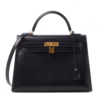 Hermes Box Kelly Sellier 32 Black 1 of 36