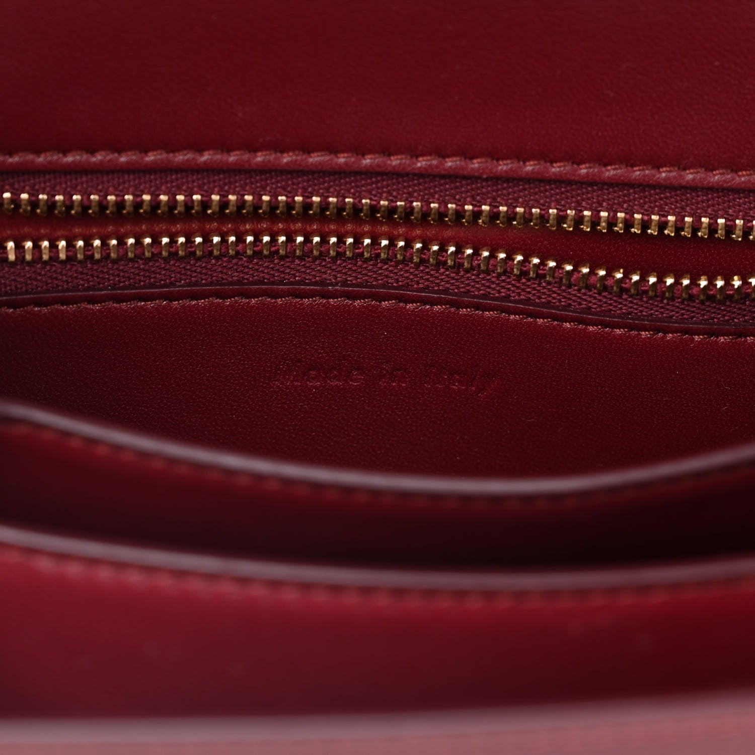 Celine Box Calfskin Small Classic Box Flap Bag Burgundy 7 of 18