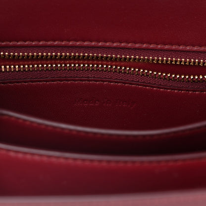 Celine Box Calfskin Small Classic Box Flap Bag Burgundy 7 of 18