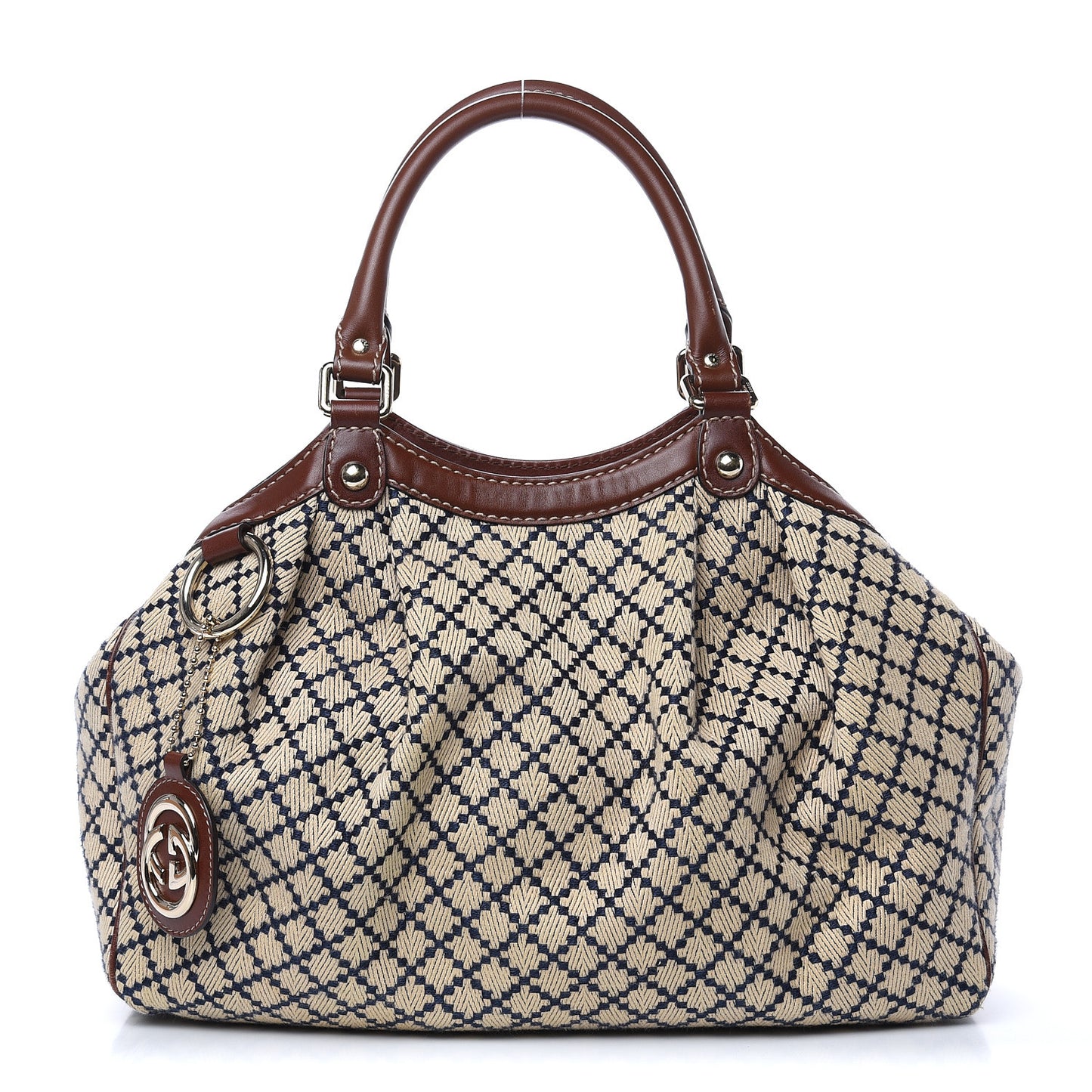 Diamante Medium Sukey Tote Brown