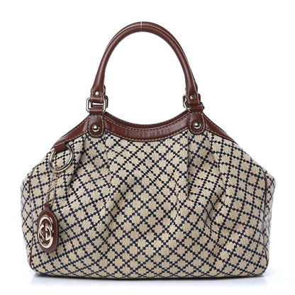 Gucci Diamante Medium Sukey Tote Brown 1 of 12