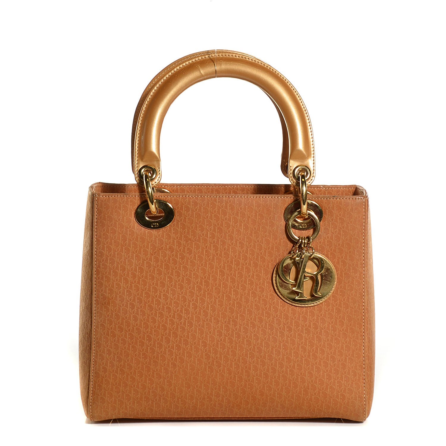 Christian Dior Suede Diorissimo Mini Lady Dior Gold 1 of 7