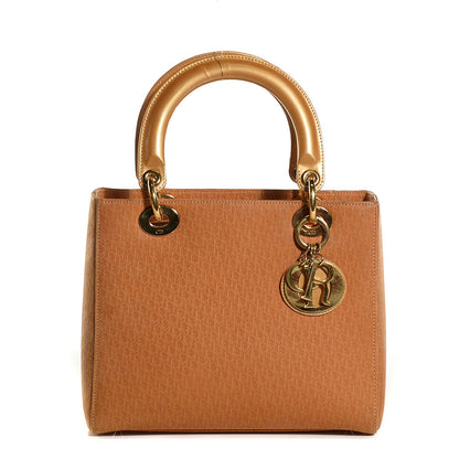 Christian Dior Suede Diorissimo Mini Lady Dior Gold 1 of 7