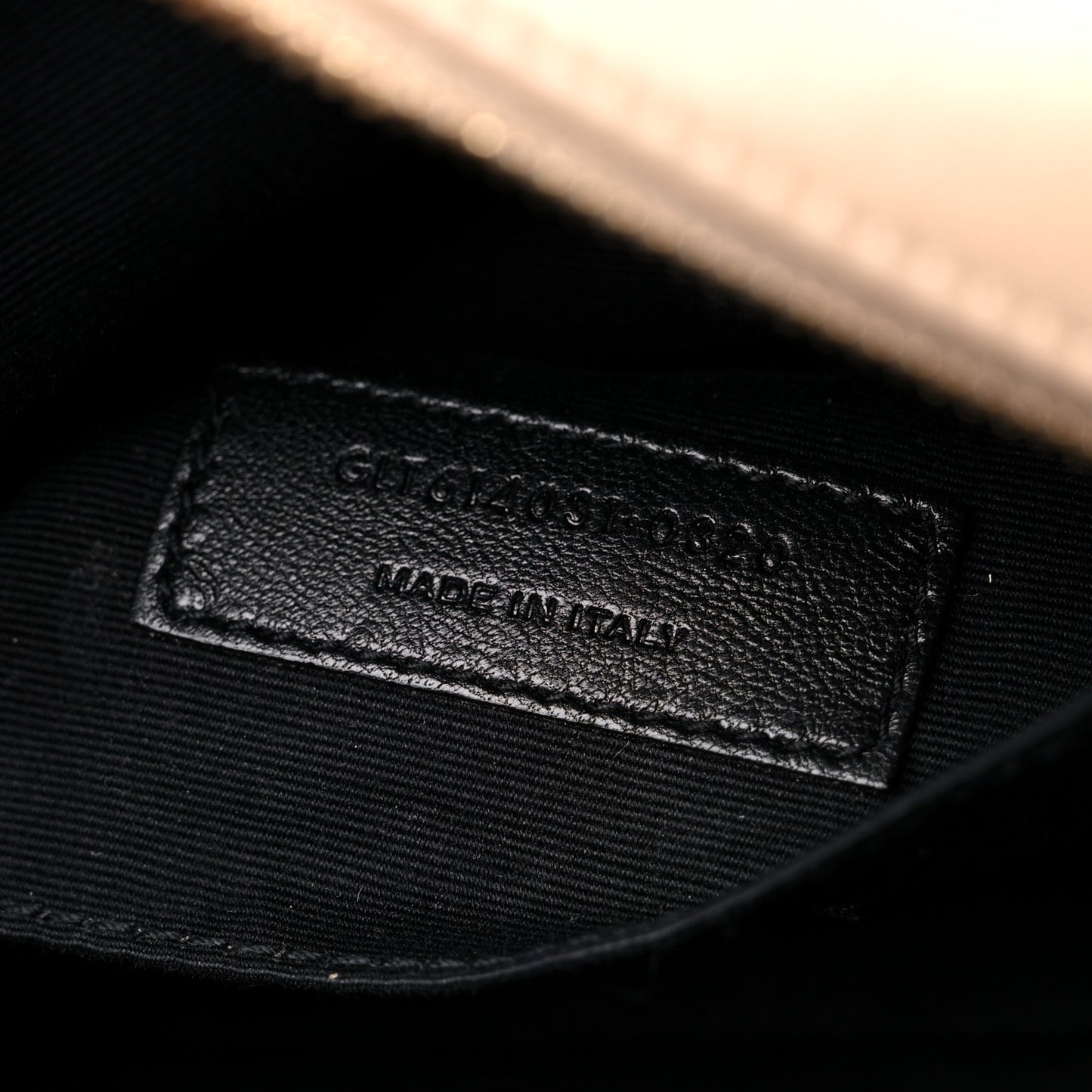Calfskin Matelasse Monogram Lou Belt Bag Dark Beige