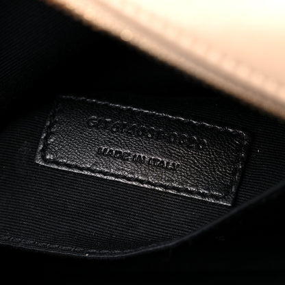 Saint Laurent Calfskin Matelasse Monogram Lou Belt Bag Dark Beige 8 of 10
