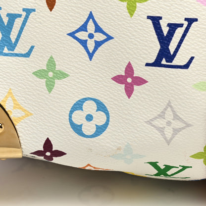 Louis Vuitton Monogram Multicolor Keepall 45 White 14 of 14