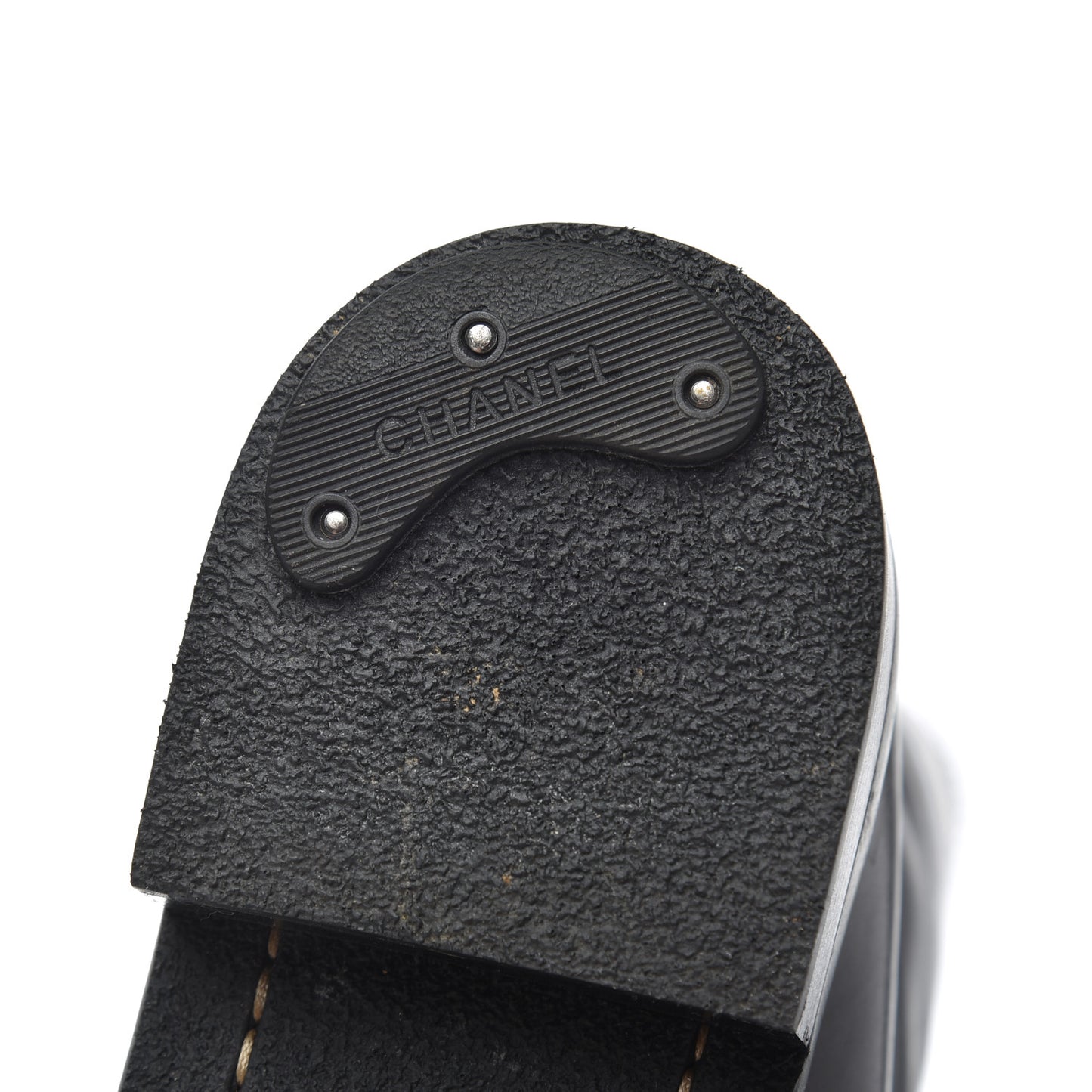 Lambskin Combat Boots 39 Black