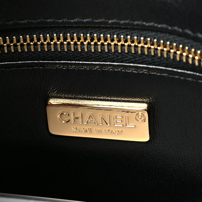 Chanel Tweed Sequin Small Single Flap Black Silvery Golden 6 of 11