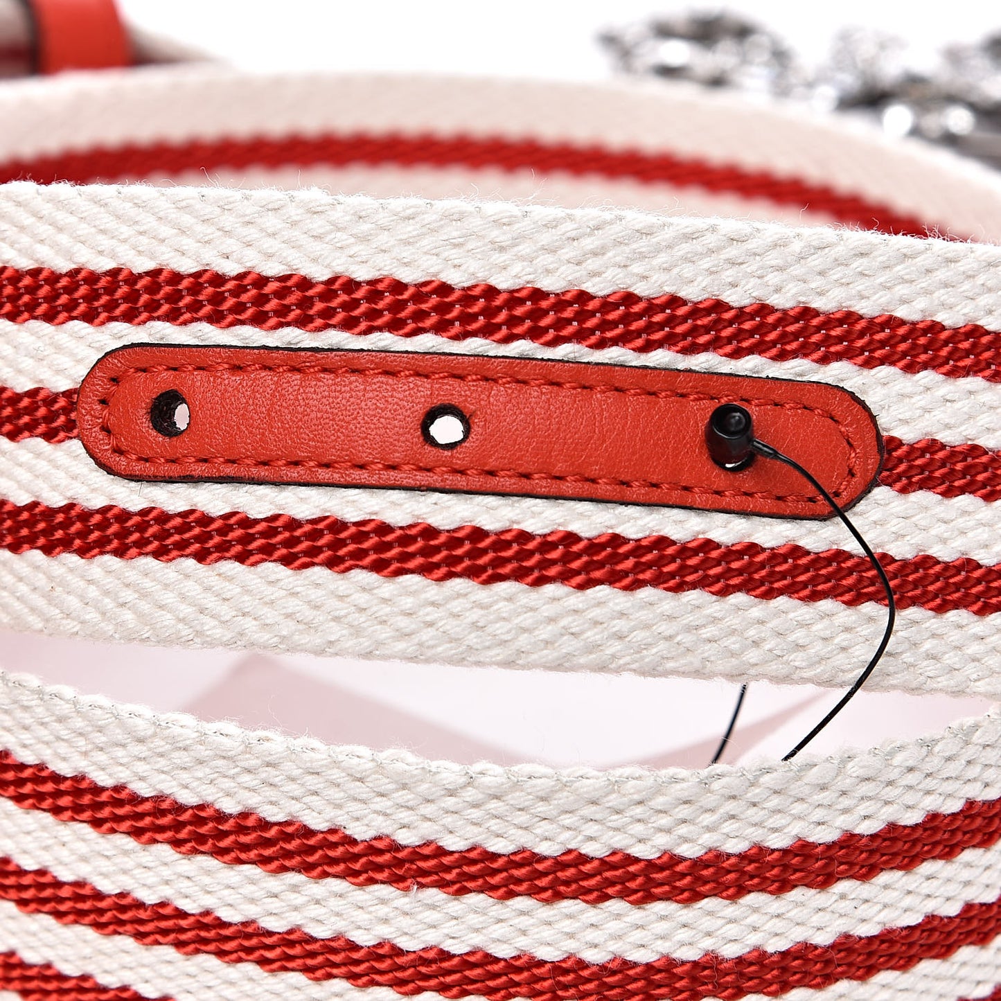 Crystal Butterfly Belt 85 34 White Red