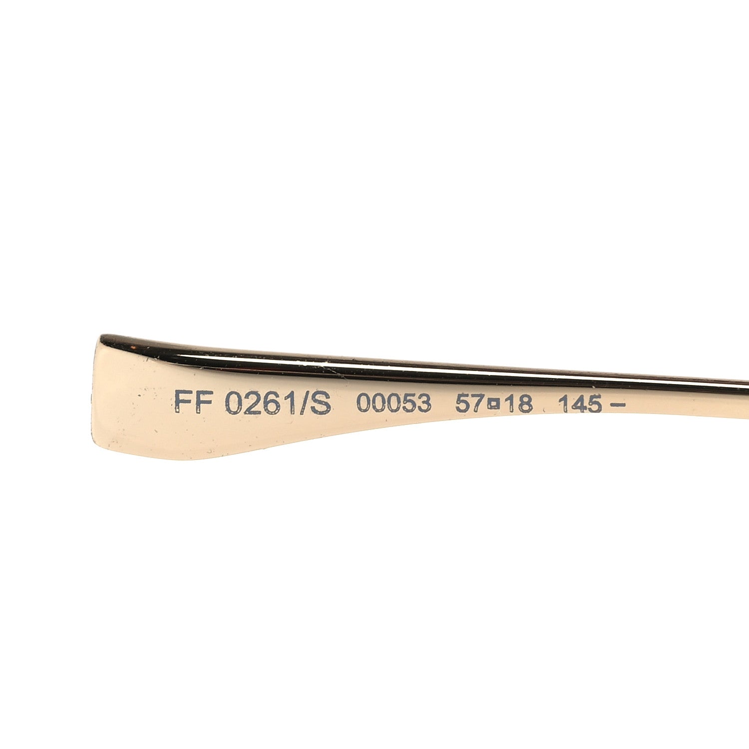 Fendi Geometric Dots Sunglasses FF 0261/S Gold 6 of 8