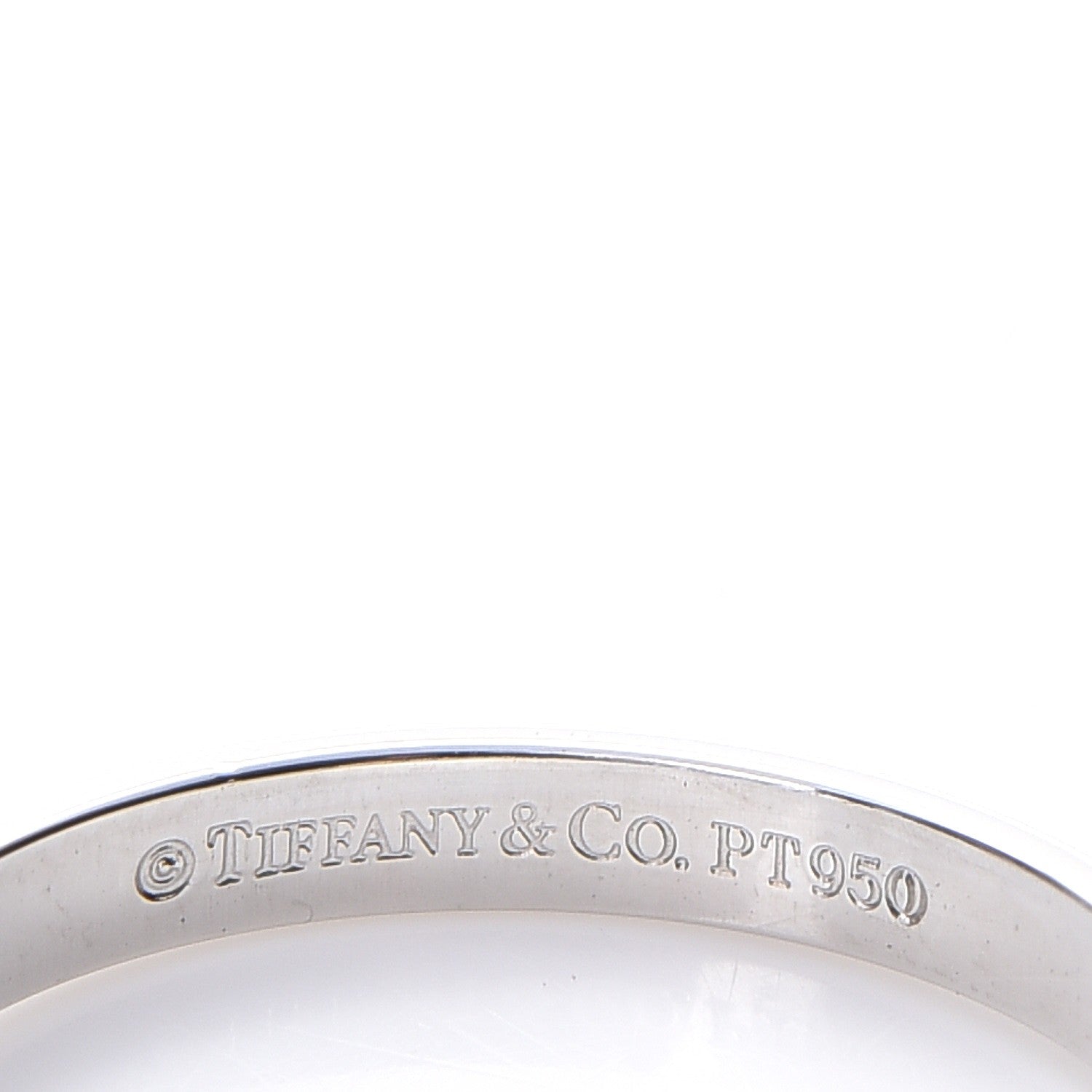 Tiffany Platinum 2mm Lucida Band Ring 46.8 4 4 of 5