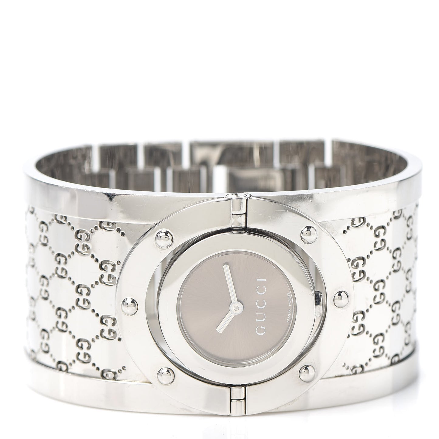 Stainless Steel 33mm Twirl Quartz Watch Brown
