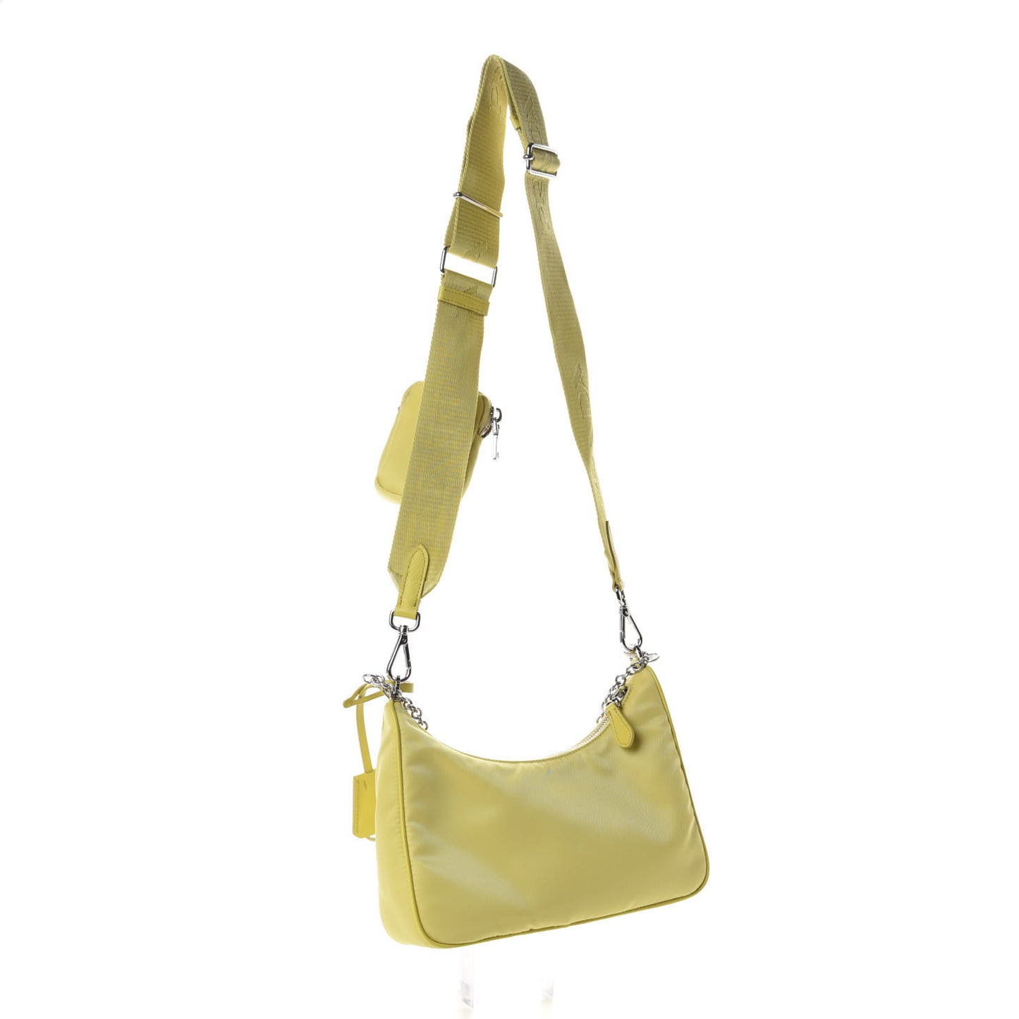 Nylon Saffiano Re-Edition 2005 Shoulder Bag Ananas