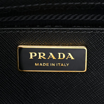 Prada Saffiano Lux Large Galleria Double Zip Tote Black 8 of 13