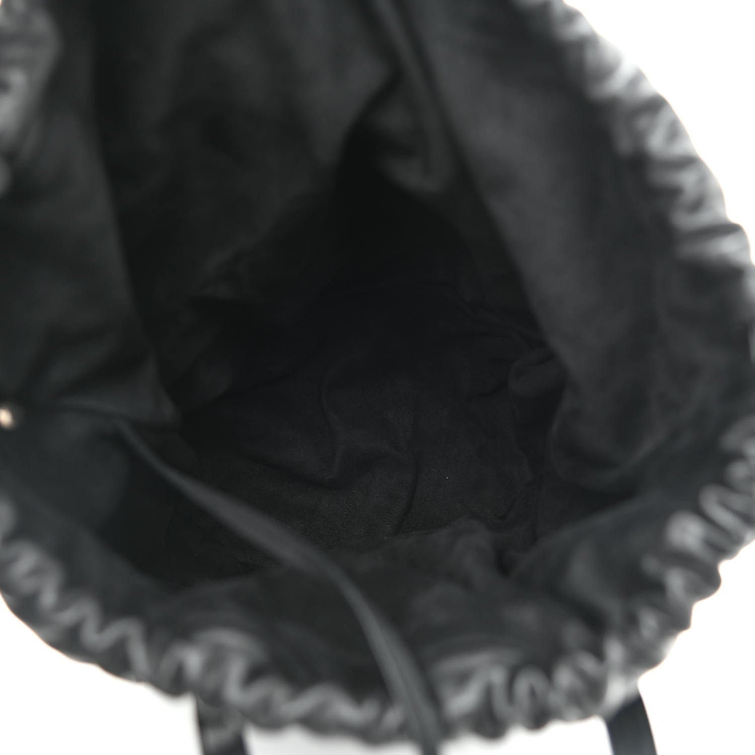 Saint Laurent Linen Canvas Teddy Shopping Bag Black 6 of 9