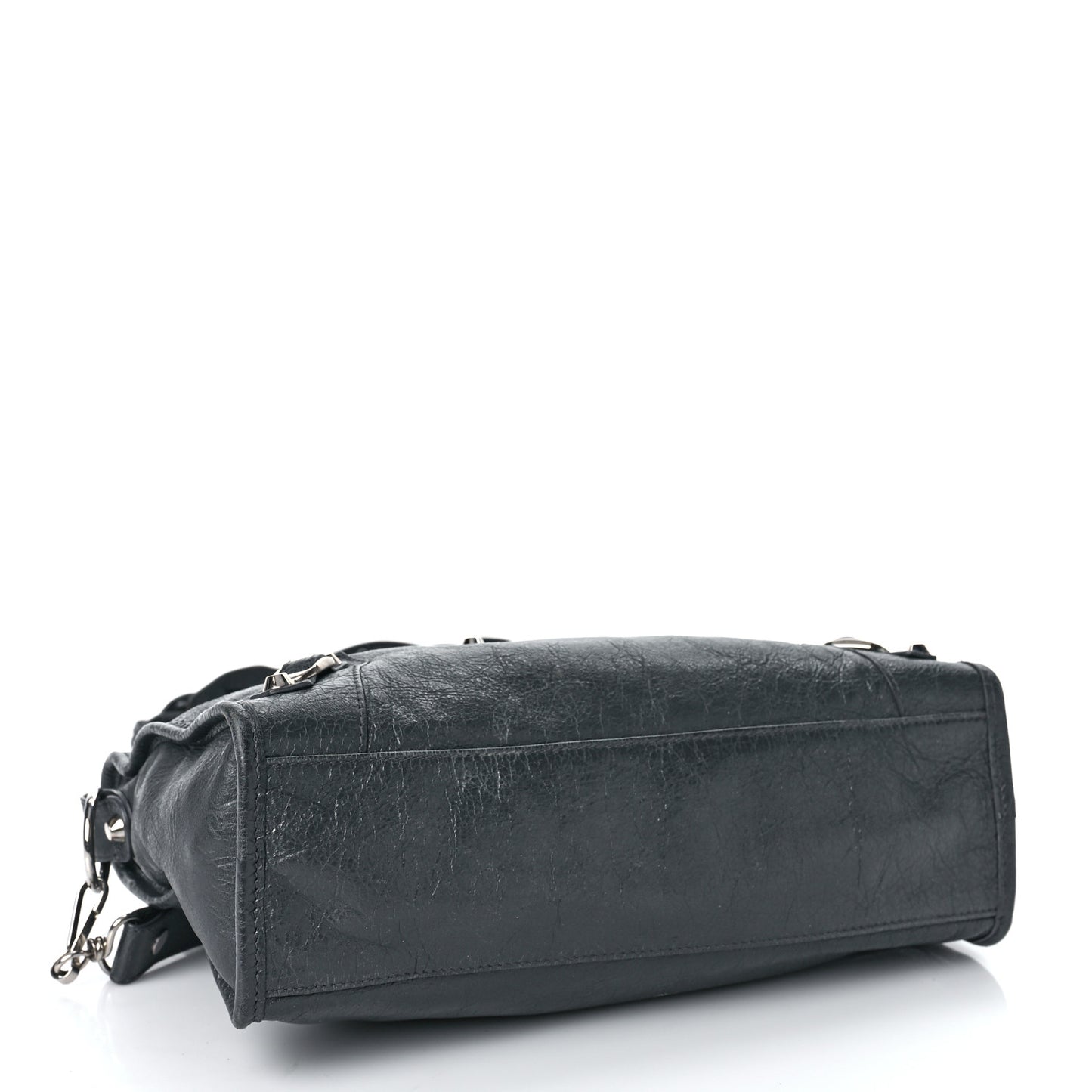Agneau Classic Silver Hardware S City Gris Fossile