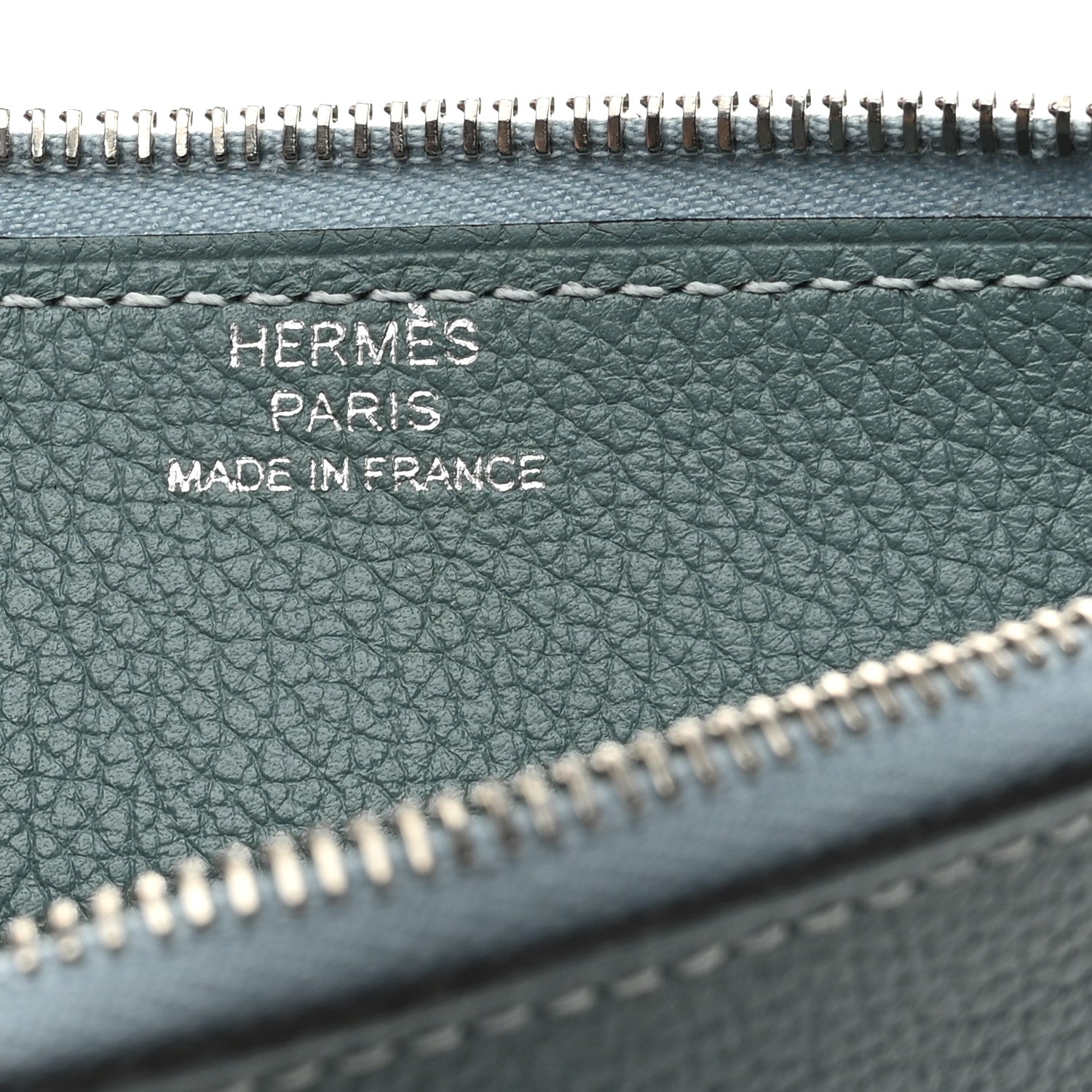 Hermes Evercolor Dogon Duo Wallet Ciel 8 of 11