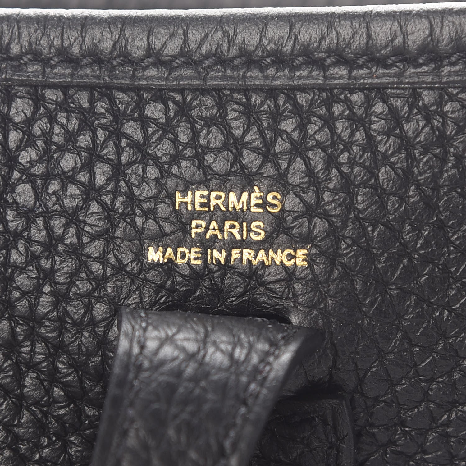 Hermes Taurillon Clemence Evelyne TPM Black 6 of 9