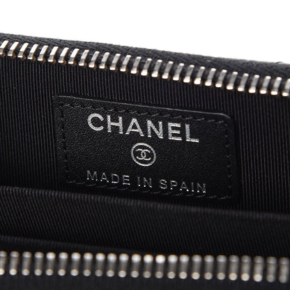 Chanel Caviar Quilted Zip Coin Purse Black 5 of 8
